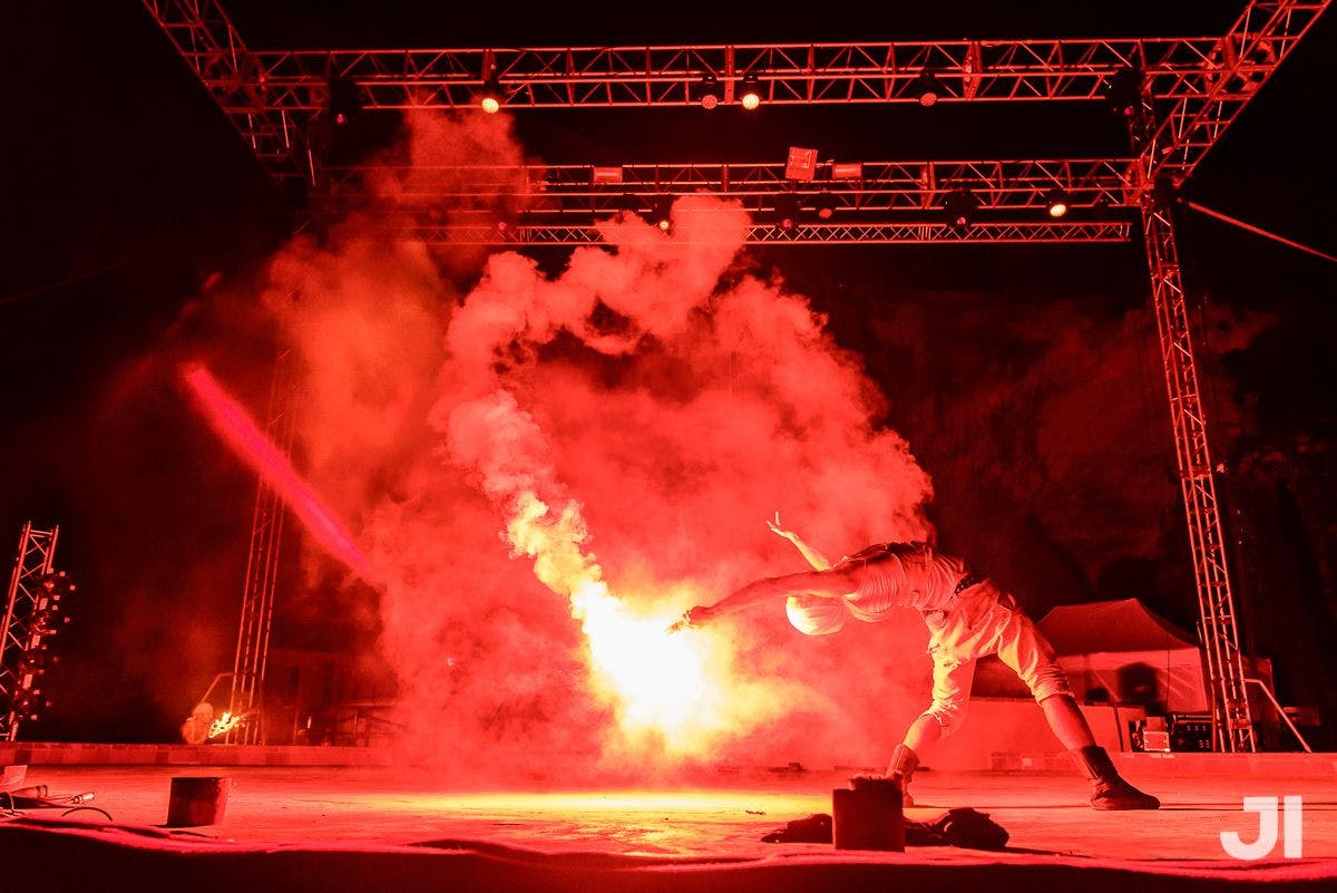 Galeriebild für Akrobatische Feuershow