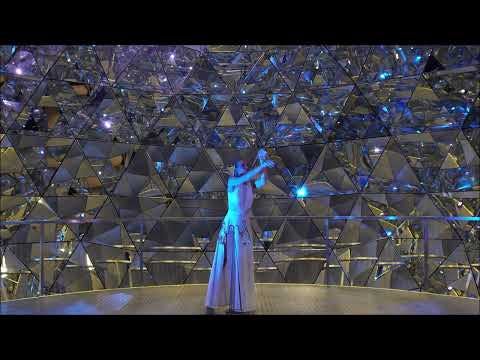 Crystal spheres by Diaboloqueen in Swarovski Crystal Worlds