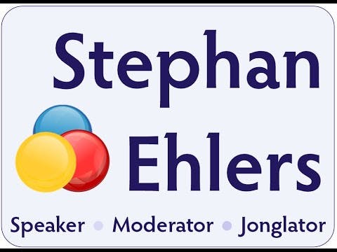 Info-Trailer zu Stephan Ehlers - Speaker, Moderator, Jonglator
